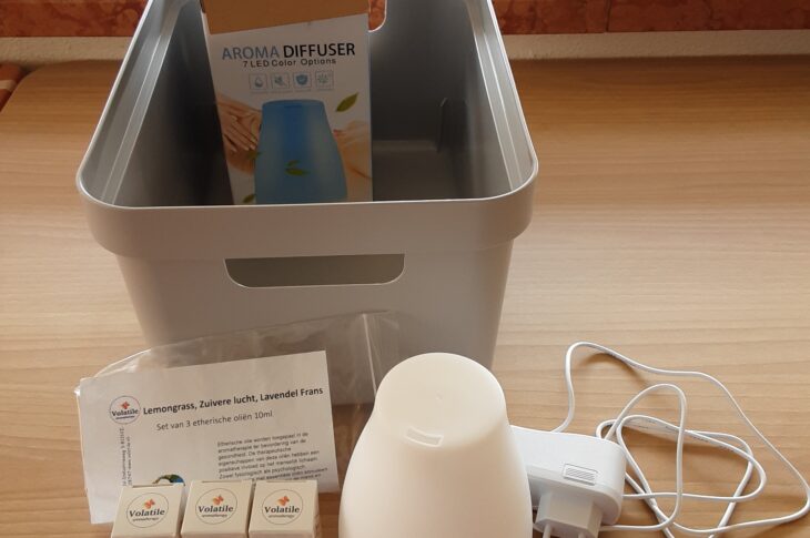 Diffusore aroma in dotazione carrello snoezelen